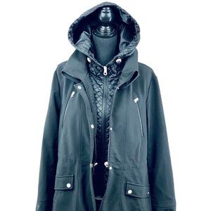 Nautica Rain Jacket/Coat For Woman Size XL, Black